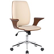 BHM Germany Burbank, Walnut / Cream - Office Chair