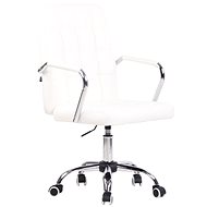 BHM Germany Terni, Synthetic Leather, White - Office Chair