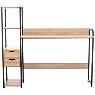 BHM Germany Widnes, black / natural - Writing Desk