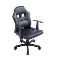 BHM Germany Fun, synthetic leather, black / black - Children’s Desk Chair