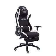 BHM Germany Racing Shift, textile, black / white - Gaming Chair