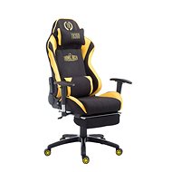 BHM Germany Racing Shift, textile, black / yellow - Gaming Chair