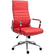 BHM Germany Columbus, genuine leather, red - Office Chair