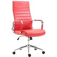 BHM Germany Kolumbus, syntetická koža, červená - Kancelárska stolička