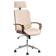 BHM GERMANY Dayton, walnut / cream - Office Chair