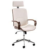 BHM GERMANY Dayton, walnut / white - Office Chair
