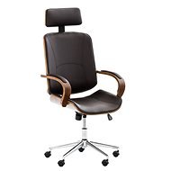 BHM GERMANY Dayton, walnut / brown - Office Chair