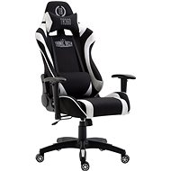 BHM GERMANY Jarama, textile, white - Gaming Chair