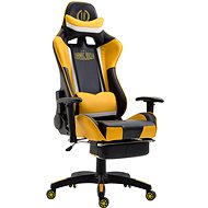 BHM GERMANY Jerez, synthetic leather, yellow - Gaming Chair