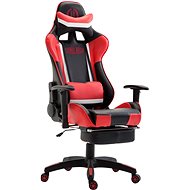 BHM GERMANY Jerez with footrest, synthetic leather, red - Gaming Chair