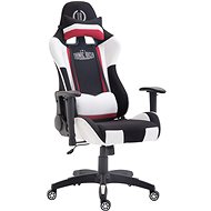 BHM GERMANY Jerez, textile, white - Gaming Chair