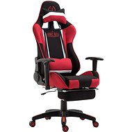 BHM GERMANY Jerez with footrest, textile, red - Gaming Chair