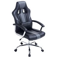 BHM GERMANY Olymp, synthetic leather, black / grey - Office Chair