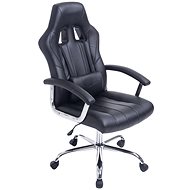 BHM GERMANY Olymp, synthetic leather, black / black - Office Chair