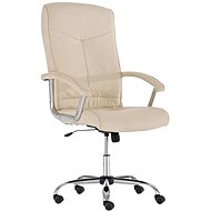 BHM GERMANY Winston, synthetic leather, cream - Office Chair