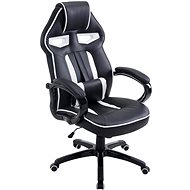 BHM GERMANY Diesel, synthetic leather, black/white - Gaming Chair
