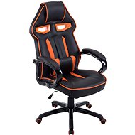 BHM GERMANY Diesel, synthetic leather, black / orange - Gaming Chair