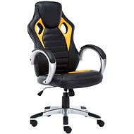 BHM GERMANY Champ, synthetic leather, yellow - Office Chair