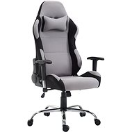 BHM GERMANY Rosberg, synthetic leather, black / grey - Gaming Chair