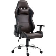BHM GERMANY Rosberg, synthetic leather, black/brown - Gaming Chair