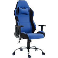 BHM GERMANY Rosberg textile, black / blue - Gaming Chair