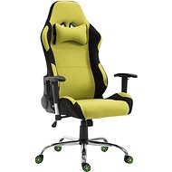 BHM GERMANY Rosberg textile, black / green - Gaming Chair