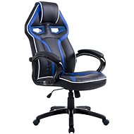 BHM GERMANY Schumi, synthetic leather, black / blue - Gaming Chair