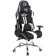 BHM GERMANY Limit XM s masážní funkcí, textil, černá / bílá - Office Chair