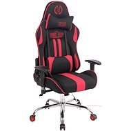 BHM GERMANY Limit XM s masážní funkcí, textil, černá / červená - Office Chair