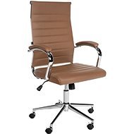 BHM GERMANY Mollis, pravá kůže, světle hnědá - Office Chair