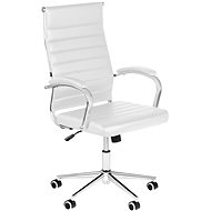 BHM GERMANY Mollis, syntetická kůže, bílá - Office Chair