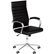 BHM GERMANY Mollis, syntetická kůže, černá - Office Chair