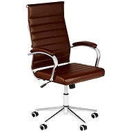BHM GERMANY Mollis, syntetická kůže, hnědá - Office Chair