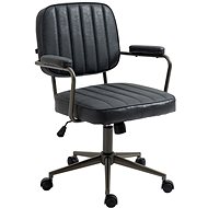 BHM GERMANY Natrona, syntetická kůže, černá - Office Chair