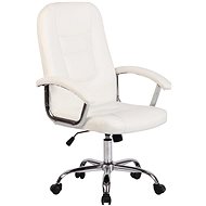 BHM GERMANY Reedville, syntetická kůže, bílá - Office Chair