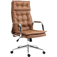 BHM GERMANY Sotira, pravá kůže, světle hnědá - Office Chair