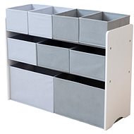 bHome Toy organizer white-grey - Toy Organiser