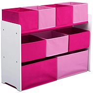 bHome Toy organizer white and pink - Toy Organiser