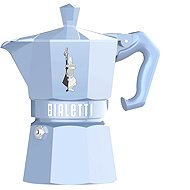 Bialetti Exclusive Moka light blue 3 portions - Moka Pot