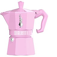 Bialetti Exclusive Moka pink 3 portions - Moka Pot