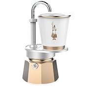 Bialetti Set Mini Express 1 Serving + 1 Cup, Gold - Moka Pot