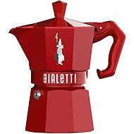 Bialetti Exclusive Moka red 3 portions - Moka Pot