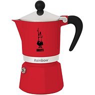 Bialetti Rainbow 1 adag piros - Kotyogós kávéfőző