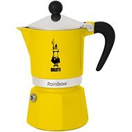 Bialetti Rainbow 6 adag sárga - Kotyogós kávéfőző