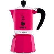 BIALETTI Kotyogós kávéfőző rainbow 3 csésze rózsaszín - Kotyogós kávéfőző