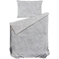 Bierbaum Satin bed linen Paisley Grey - Bed Linen