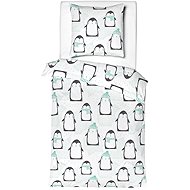 Mistral Home Cotton bed linen Penguins 140 × 200, 70 × 90 cm - Bed Linen