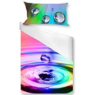 Gipetex 3D Cotton sheets Water Rainbow 140 × 200 / 70 × 90 cm - Bed Linen