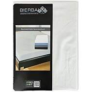 Bierbaum Satin sheet 140 × 200 cm white - Bedsheet