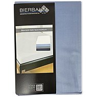Bierbaum Satin sheet 180 × 200 cm light blue - Bedsheet